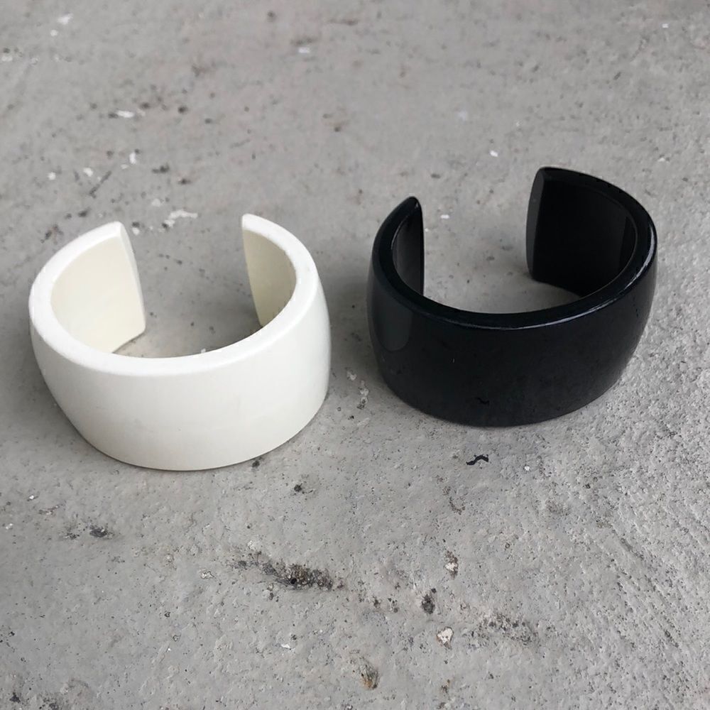 Two  Acrylic Bracelets.
